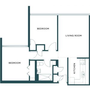 c1 2 bedroom apartment san anotnio foolr plans
